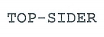 TOP-SIDER