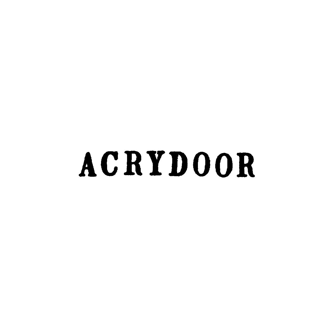 ＡＣＲＹＤＯＯＲ