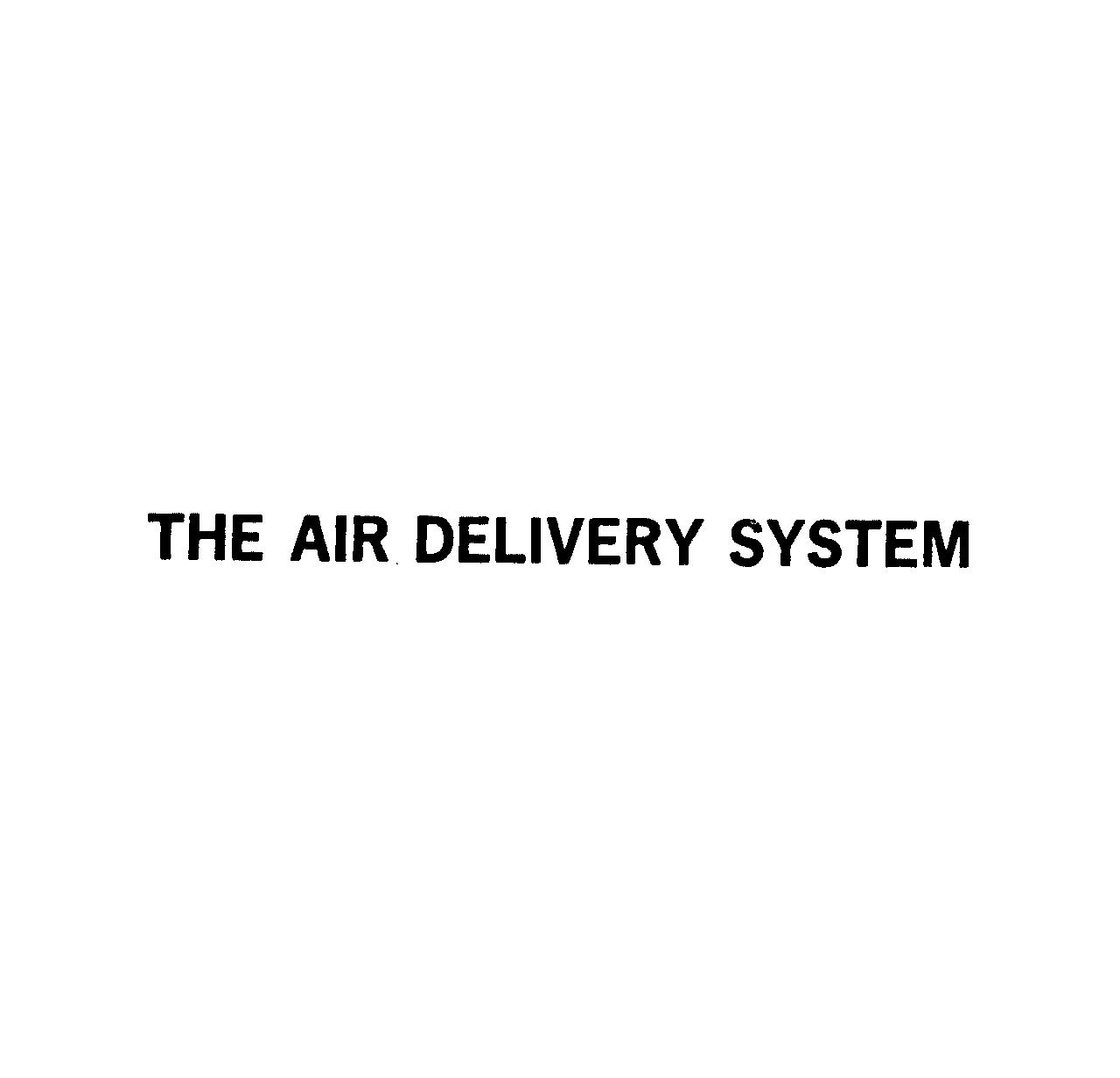 ＴＨＥ　ＡＩＲ　ＤＥＬＩＶＥＲＹ　ＳＹＳＴＥＭ
