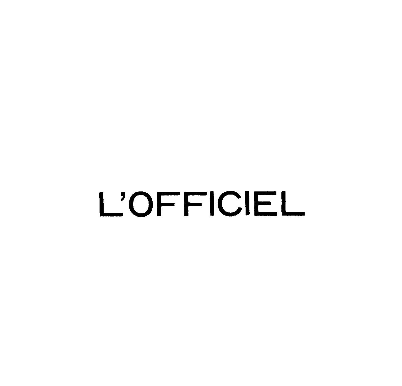 Ｌ’ＯＦＦＩＣＩＥＬ