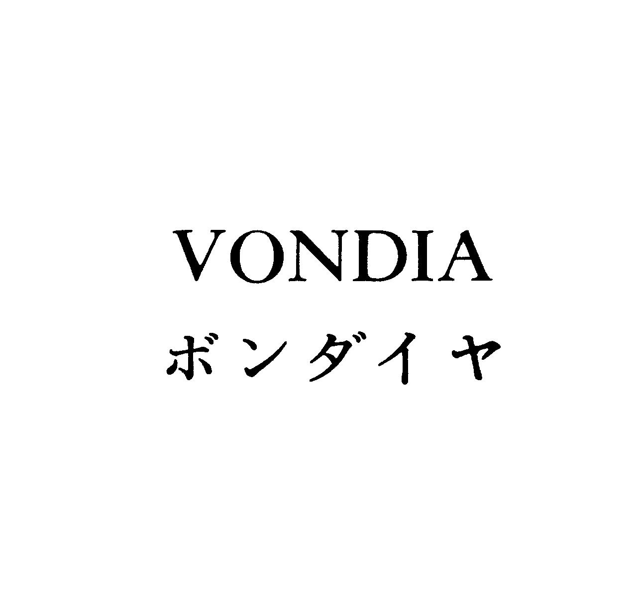 ＶＯＮＤＩＡ＼ボンダイヤ
