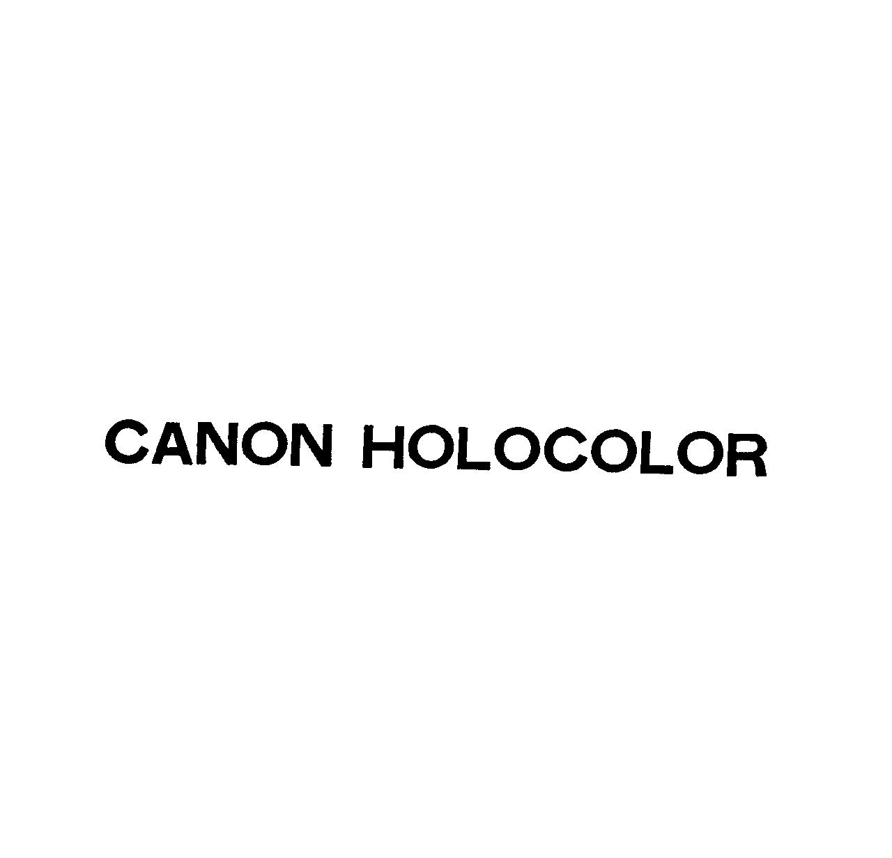 ＣＡＮＯＮ　ＨＯＬＯＣＯＬＯＲ