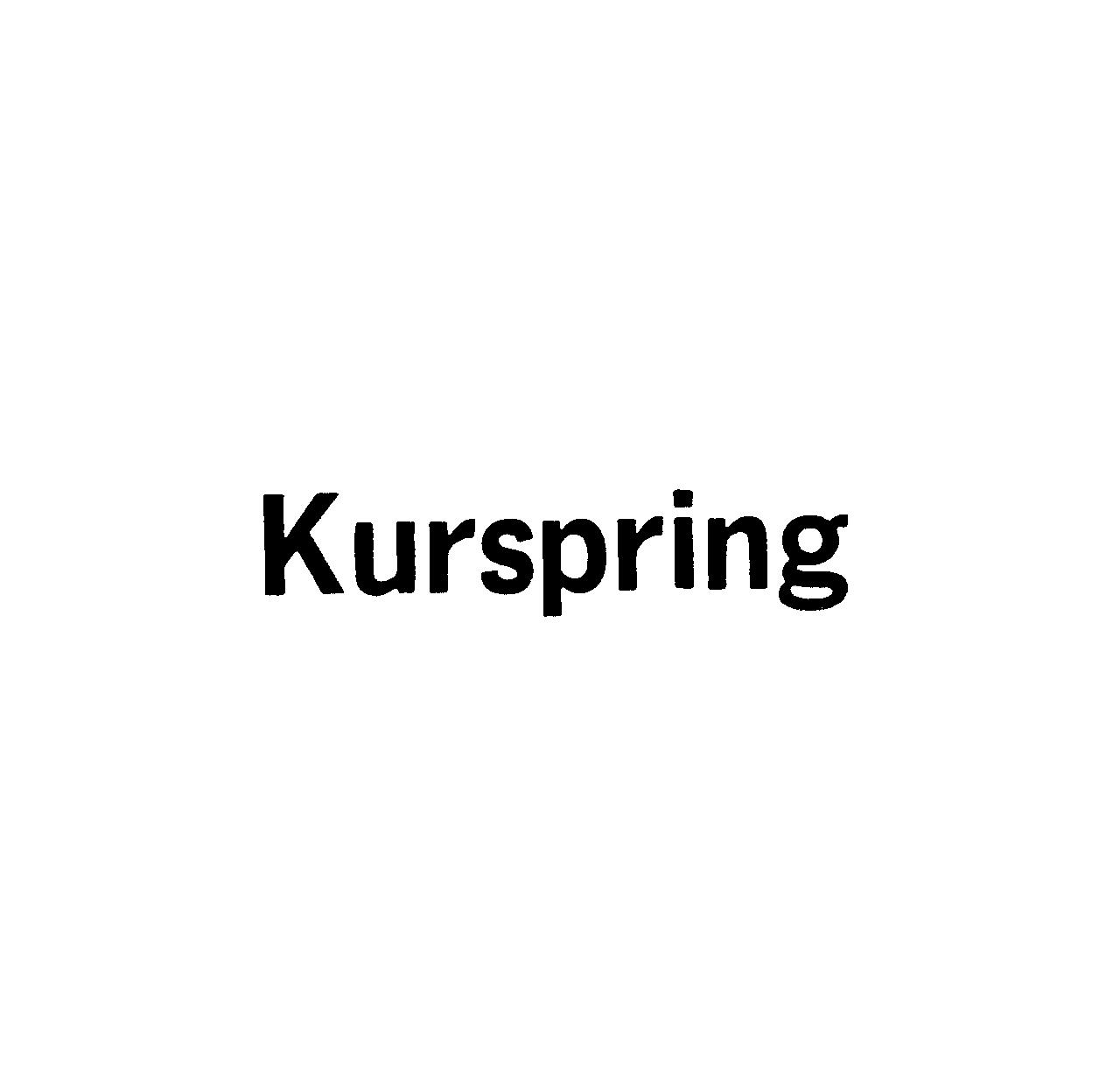 Ｋｕｒｓｐｒｉｎｇ