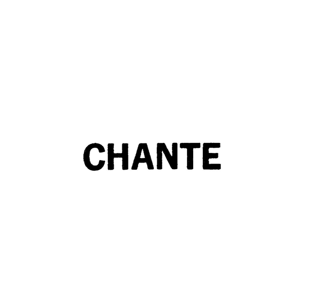 ＣＨＡＮＴＥ