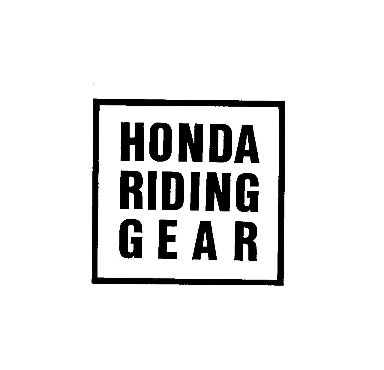 ＨＯＮＤＡ＼ＲＩＤＩＮＧ＼ＧＥＡＲ