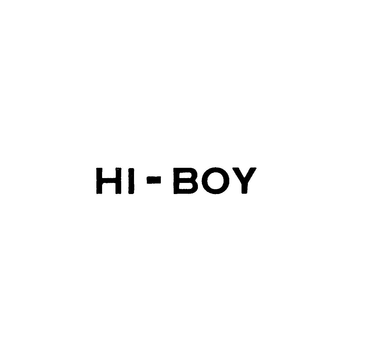 ＨＩ－ＢＯＹ