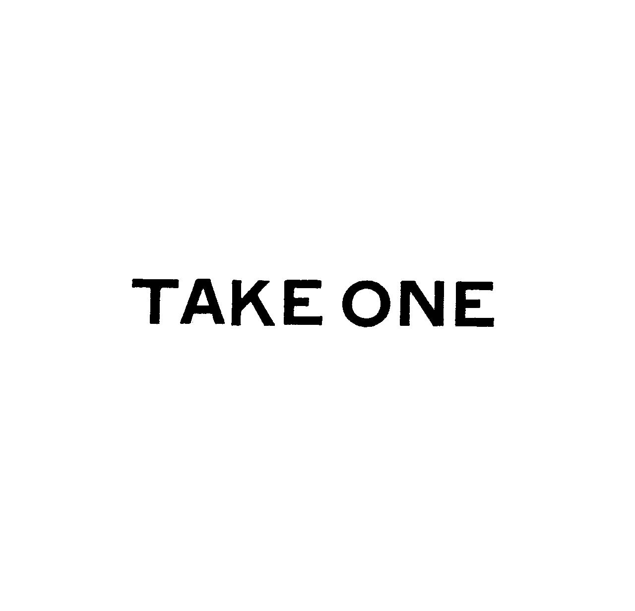 ＴＡＫＥ　ＯＮＥ