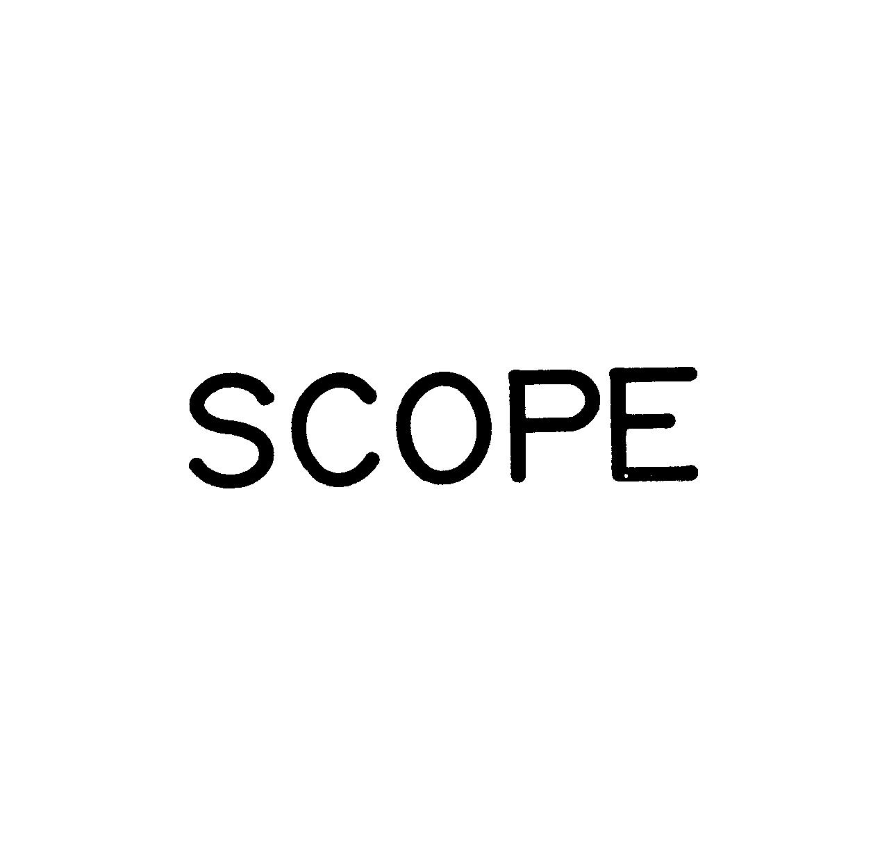 ＳＣＯＰＥ