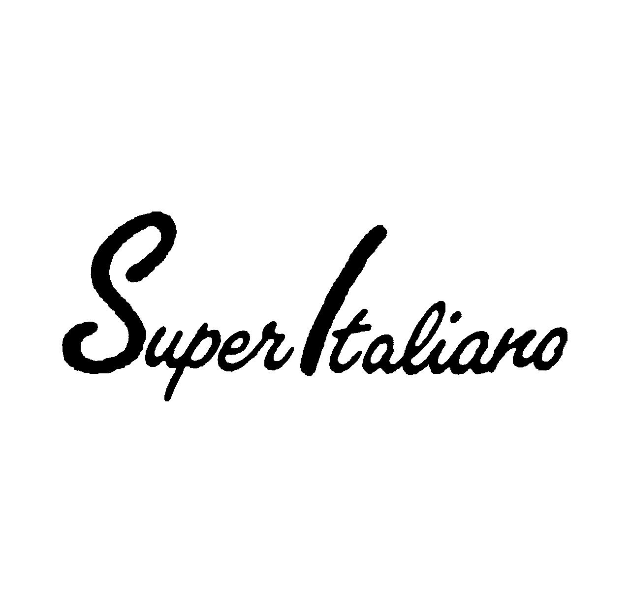 Ｓｕｐｅｒ　Ｉｔａｌｉａｎｏ