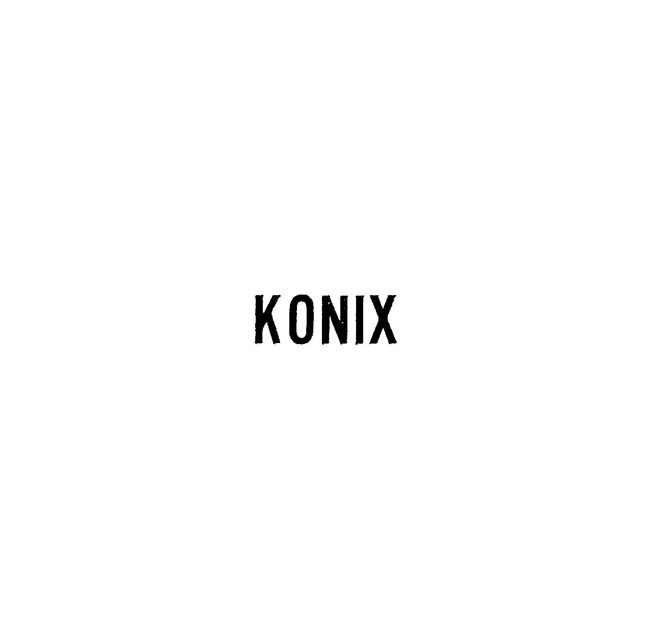 ＫＯＮＩＸ