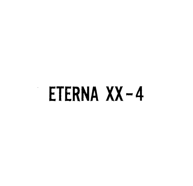 ＥＴＥＲＮＡ　ＸＸ－４