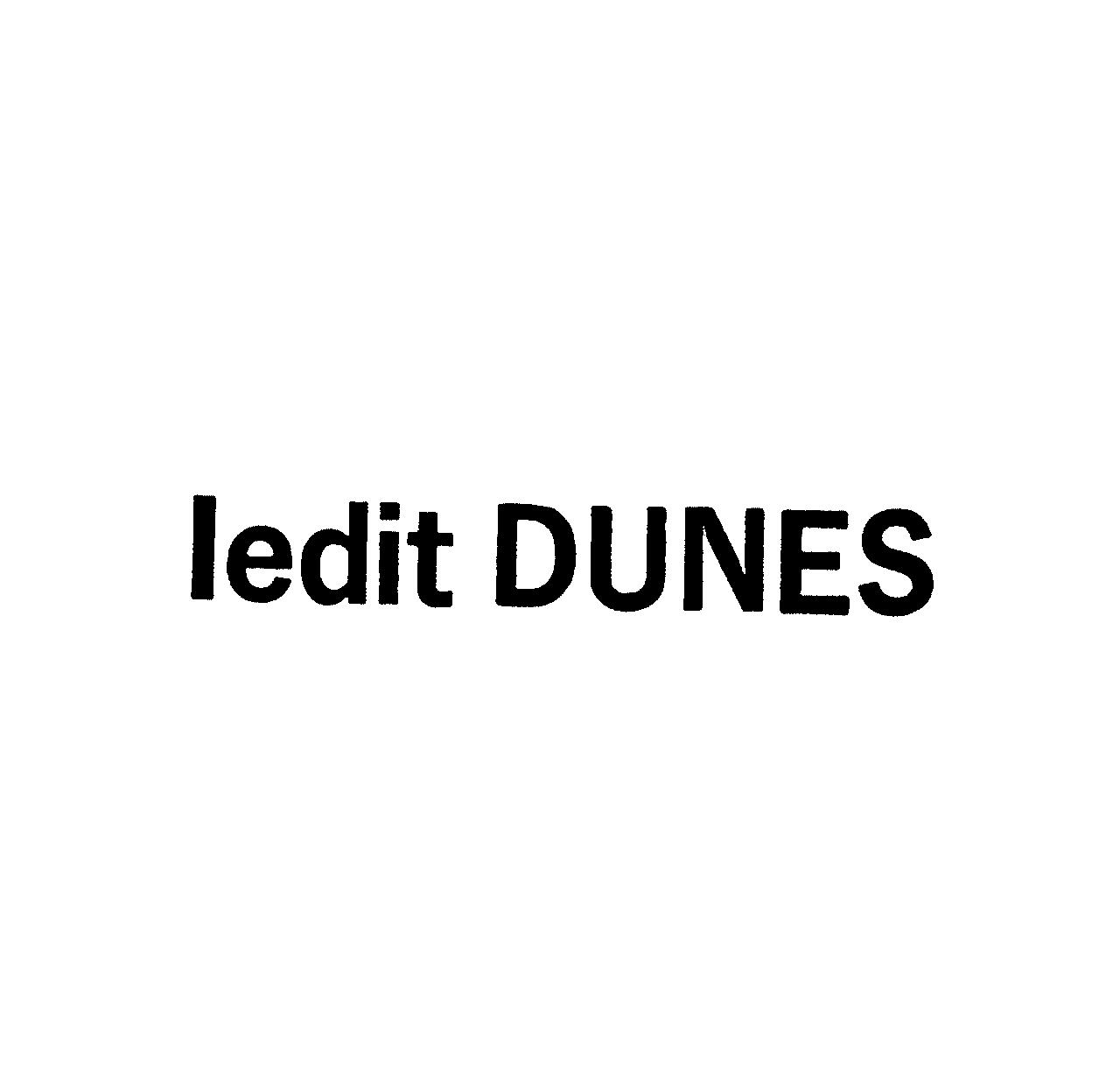 ｌｅｄｉｔ　ＤＵＮＥＳ