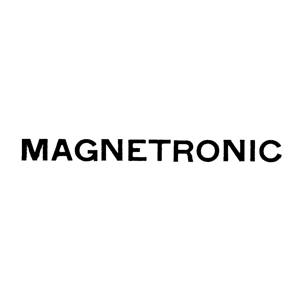 ＭＡＧＮＥＴＲＯＮＩＣ