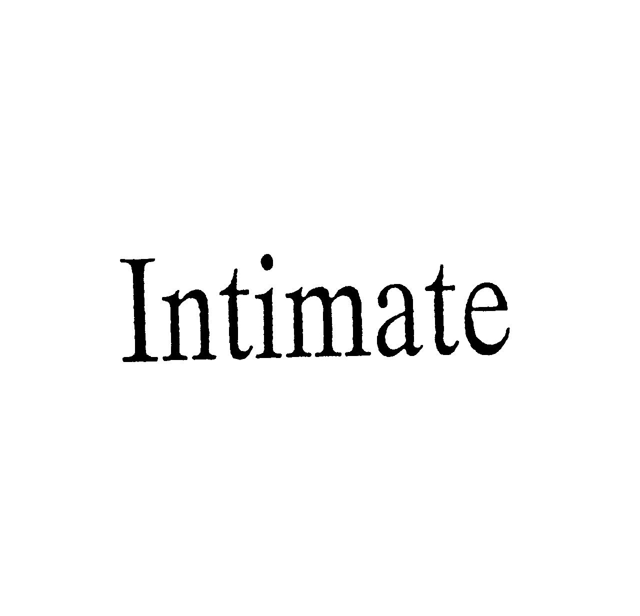 Ｉｎｔｉｍａｔｅ