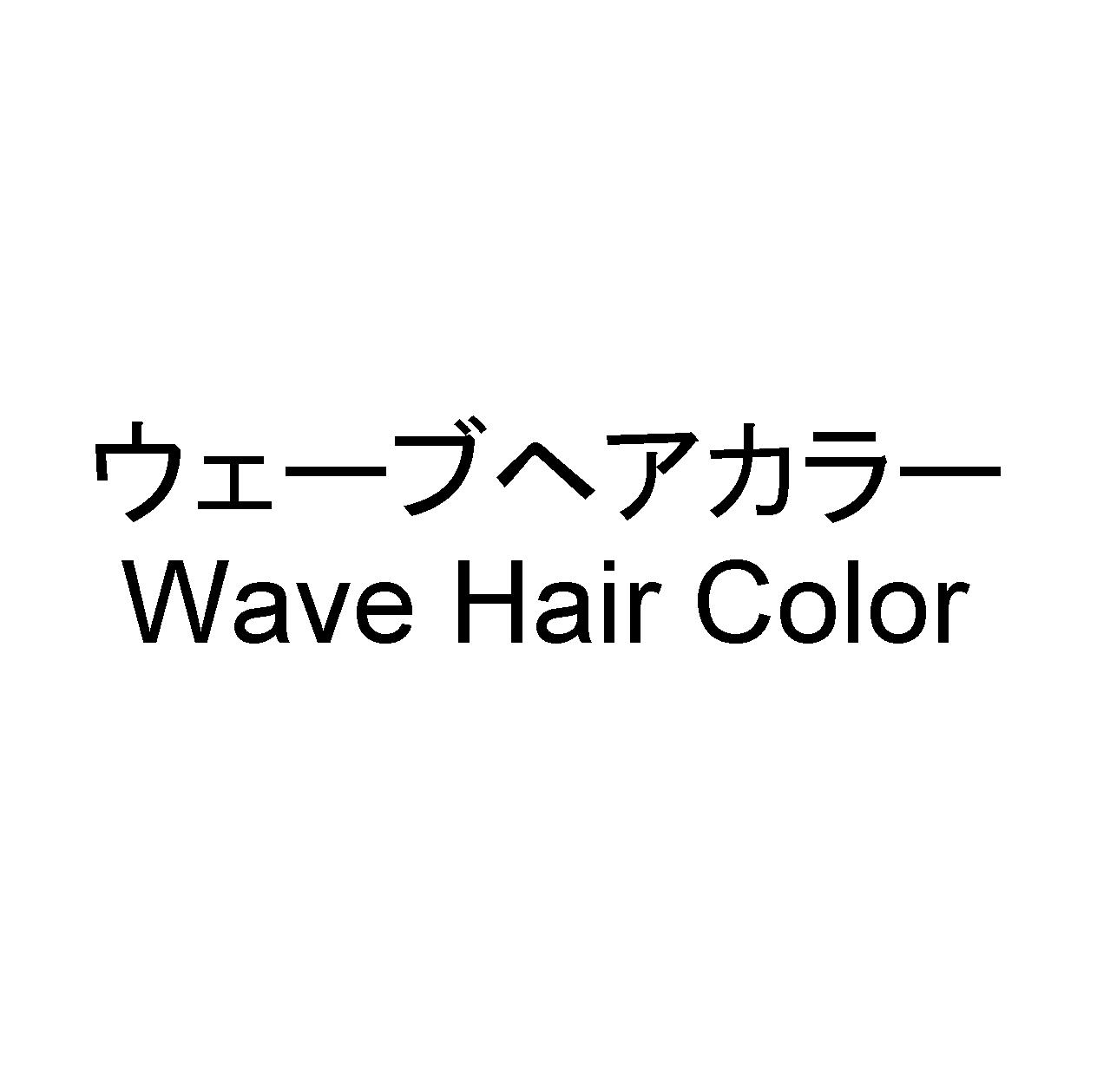 ウェーブヘアカラー＼Ｗａｖｅ　Ｈａｉｒ　Ｃｏｌｏｒ