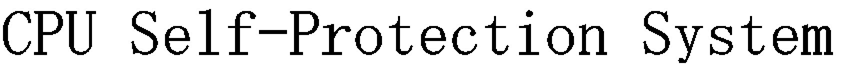 ＣＰＵ　Ｓｅｌｆ－Ｐｒｏｔｅｃｔｉｏｎ　Ｓｙｓｔｅｍ