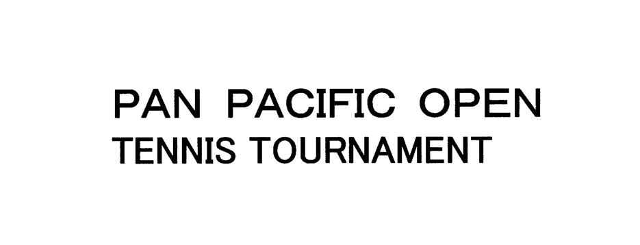 ＰＡＮ　ＰＡＣＩＦＩＣ　ＯＰＥＮ＼ＴＥＮＮＩＳ　ＴＯＵＲＮＡＭＥＮＴ