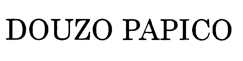 ＤＯＵＺＯ　ＰＡＰＩＣＯ