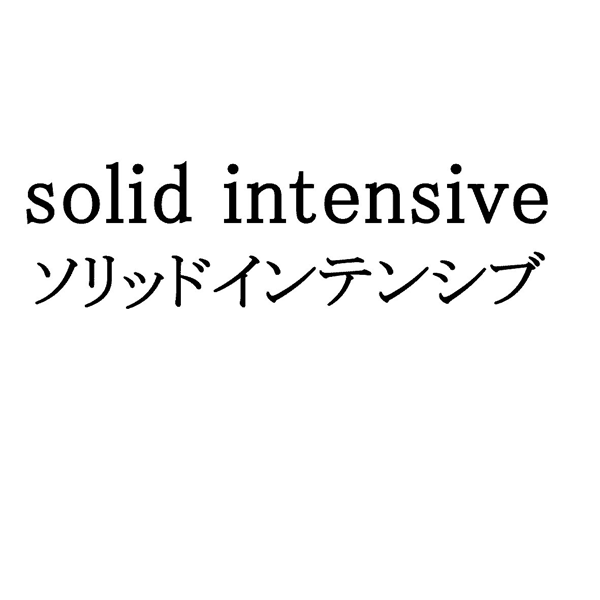 ｓｏｌｉｄ　ｉｎｔｅｎｓｉｖｅ＼ソリッドインテンシブ