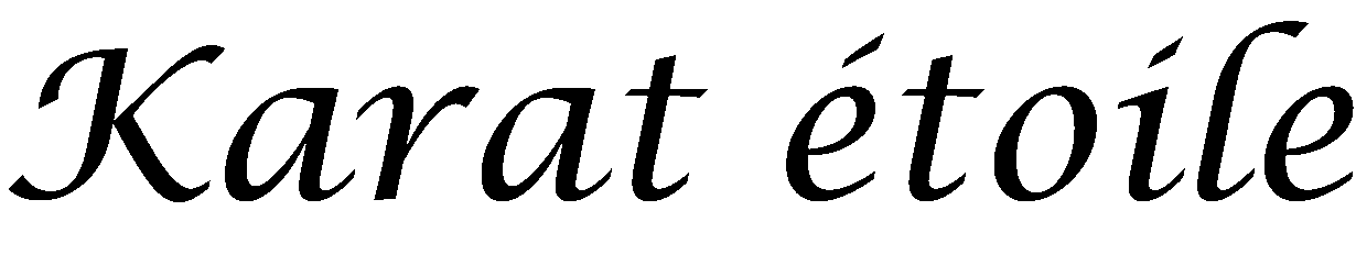 ￠Ｋａｒａｔ　ｅｔｏｉｌｅ