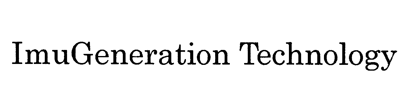 ＩｍｕＧｅｎｅｒａｔｉｏｎ　Ｔｅｃｈｎｏｌｏｇｙ