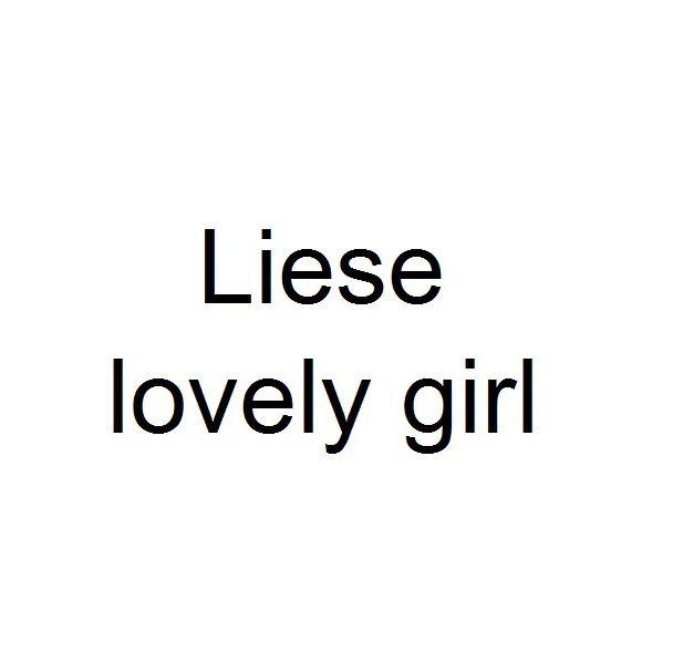 Ｌｉｅｓｅ＼ｌｏｖｅｌｙ　ｇｉｒｌ