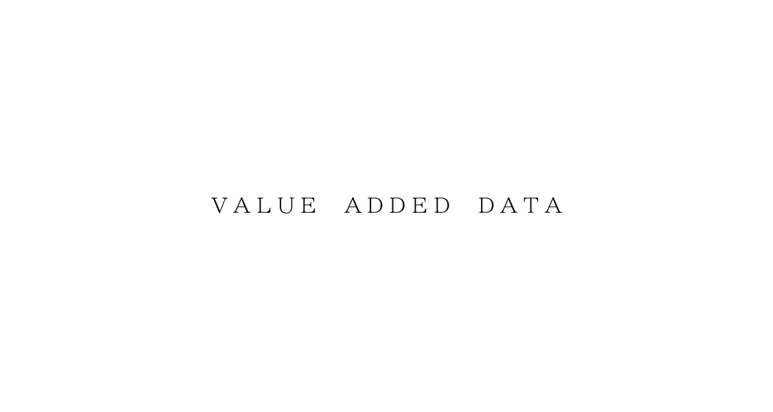 ＶＡＬＵＥ　ＡＤＤＥＤ　ＤＡＴＡ