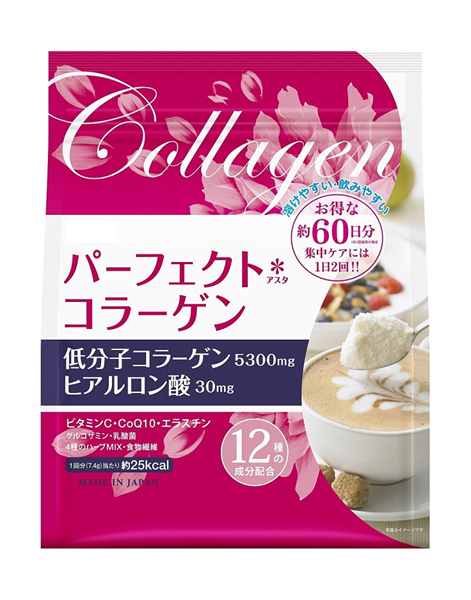 Ｃｏｌｌａｇｅｎ∞パーフェクト　アスタ＼コラーゲン∞低分子コラーゲン　５３００ｍｇ＼ヒアルロン酸　３０ｍｇ∞溶けやすい・飲みやすい