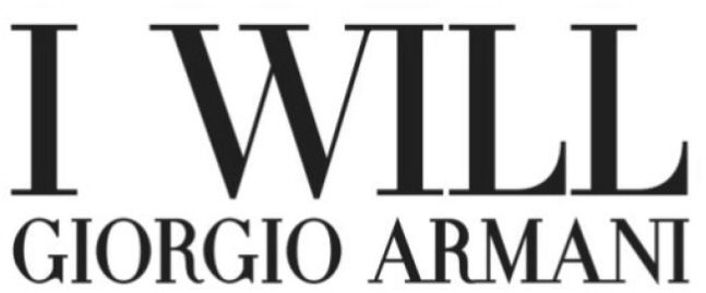 I WILL GIORGIO ARMANI