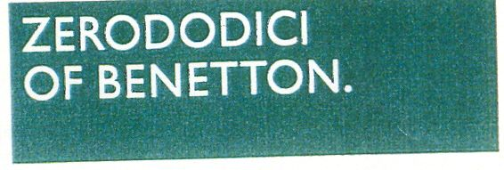 ZERODODICI OF BENETTON