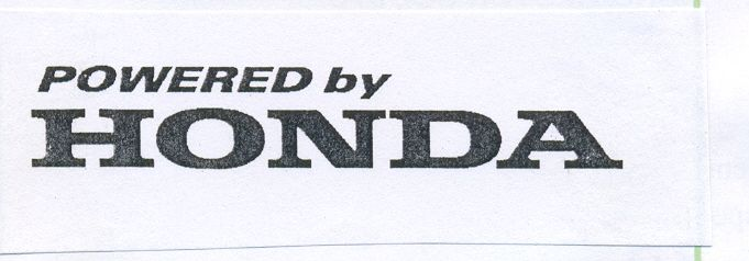 POWERED by HONDA