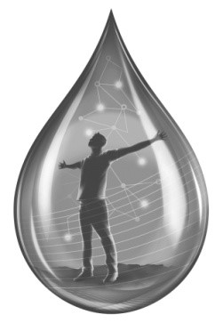 Essence Drop and Man with Arms Open Image