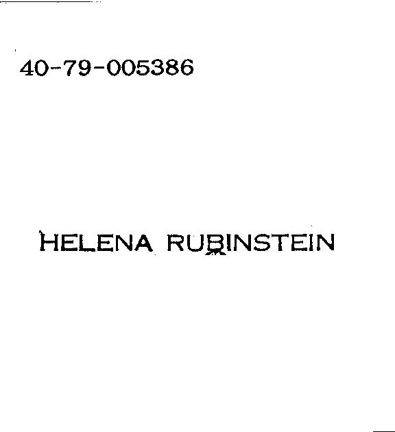 HELENA RUBINSTEIN