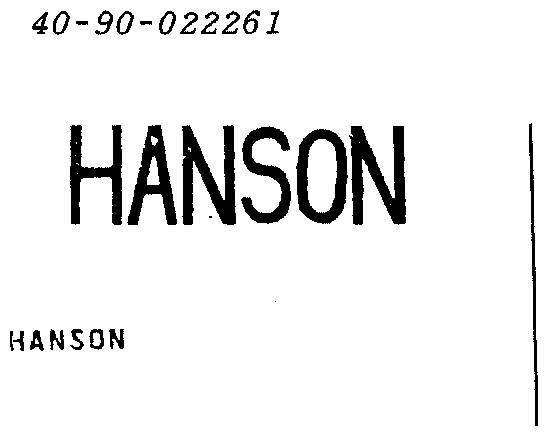 HANSON