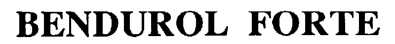 BENDUROL FORTE