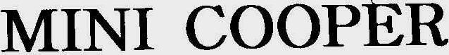 MINI COOPER