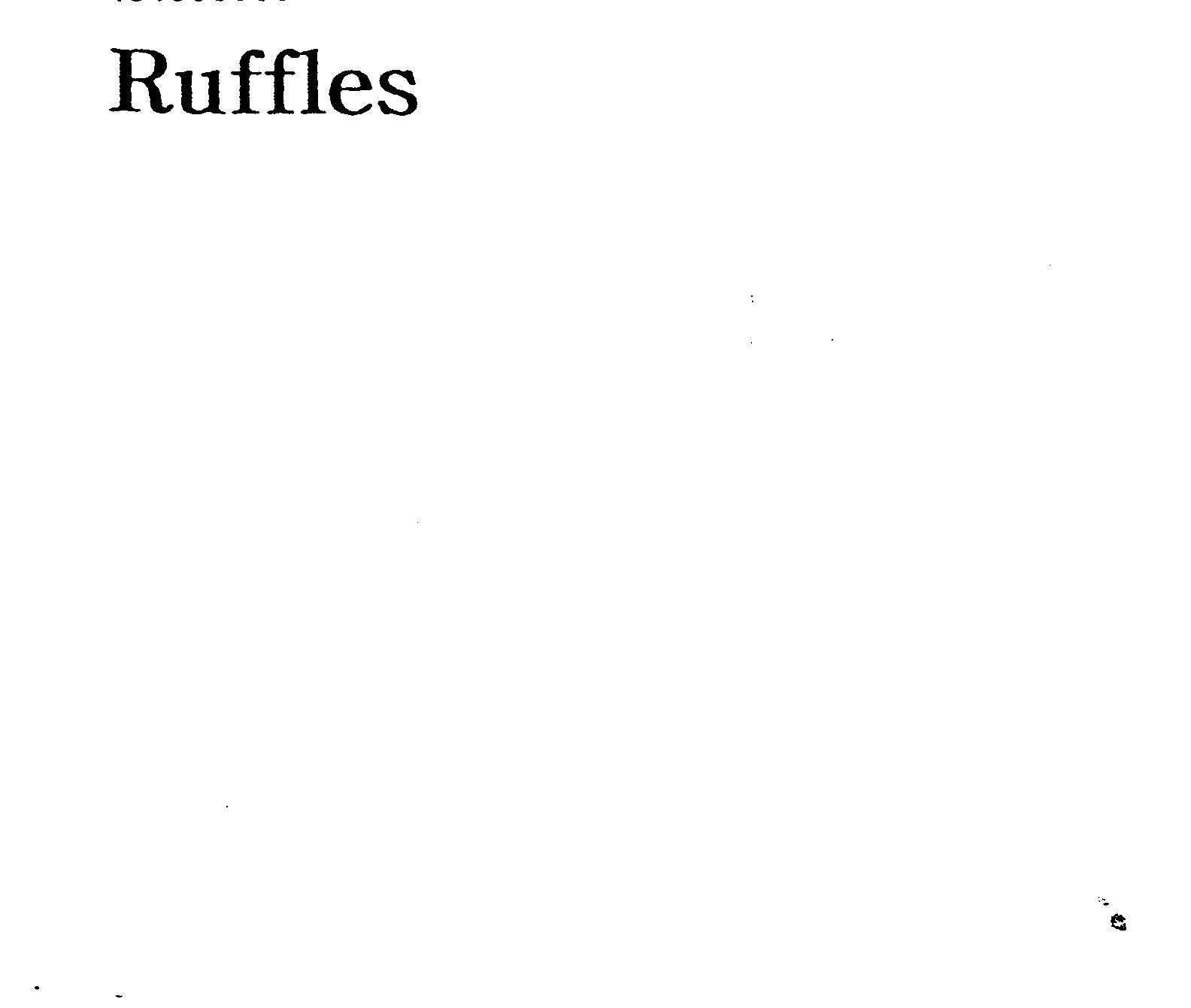 Ruffles