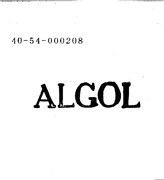 ALGOL