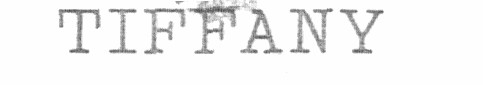 TIFFANY
