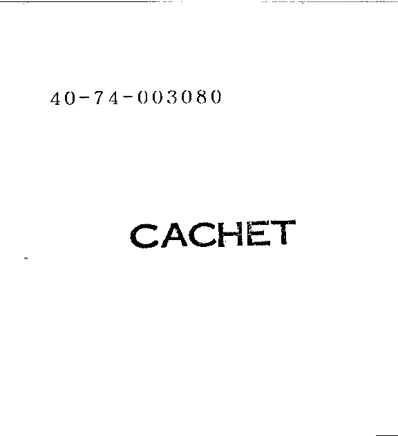 CACHET