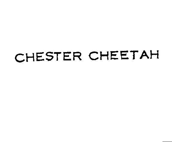 CHESTER CHEETAH