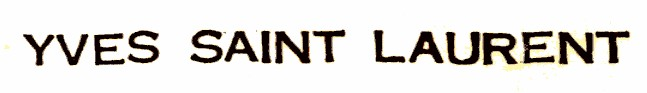 YVES SAINT LAURENT