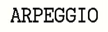 ARPEGGIO