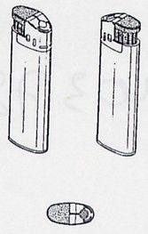 BRIQUET BIC J8 (ELECTRONIQUE) BIC LIGHTER J8