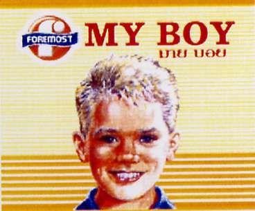 MY BOY IN ROMAN & THAI CHARACTERS, FOREMOST + F