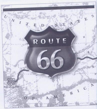 ROUTE 66 and label