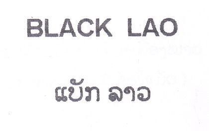 BLACK LAO