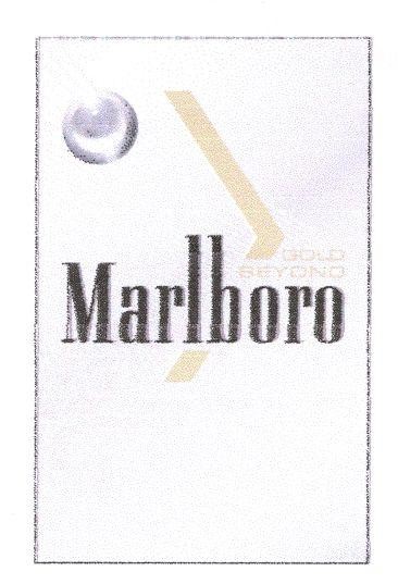 MARLBORO GOLD BEYOND Label (w/ ICEBALL Device (Excl. ICEBALL), w/ Roof Line (Sideways)