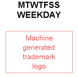 MTWTFSS WEEKDAY
