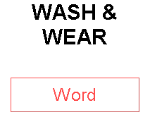 WASH & WEAR